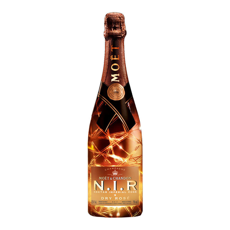 MOËT & CHANDON CHAMPAGNE N.I.R-75CL DRY ROSÉ-NECTAR IMPERIAL ROSÉ-LUMINOUS